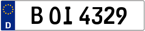 Truck License Plate